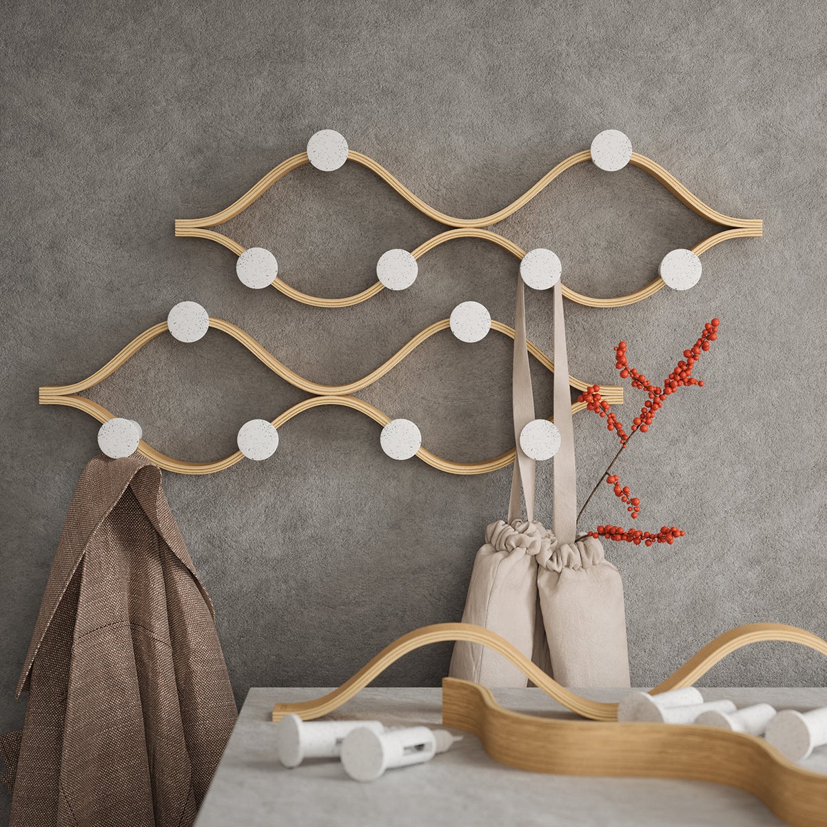 Umbra Montage 6-Hook Rack