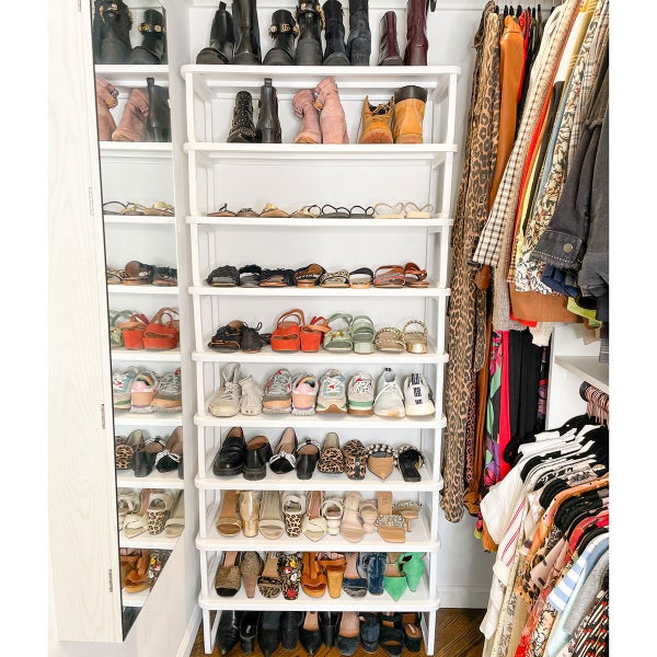 Horderly Stackable Wood Shoe Shelf