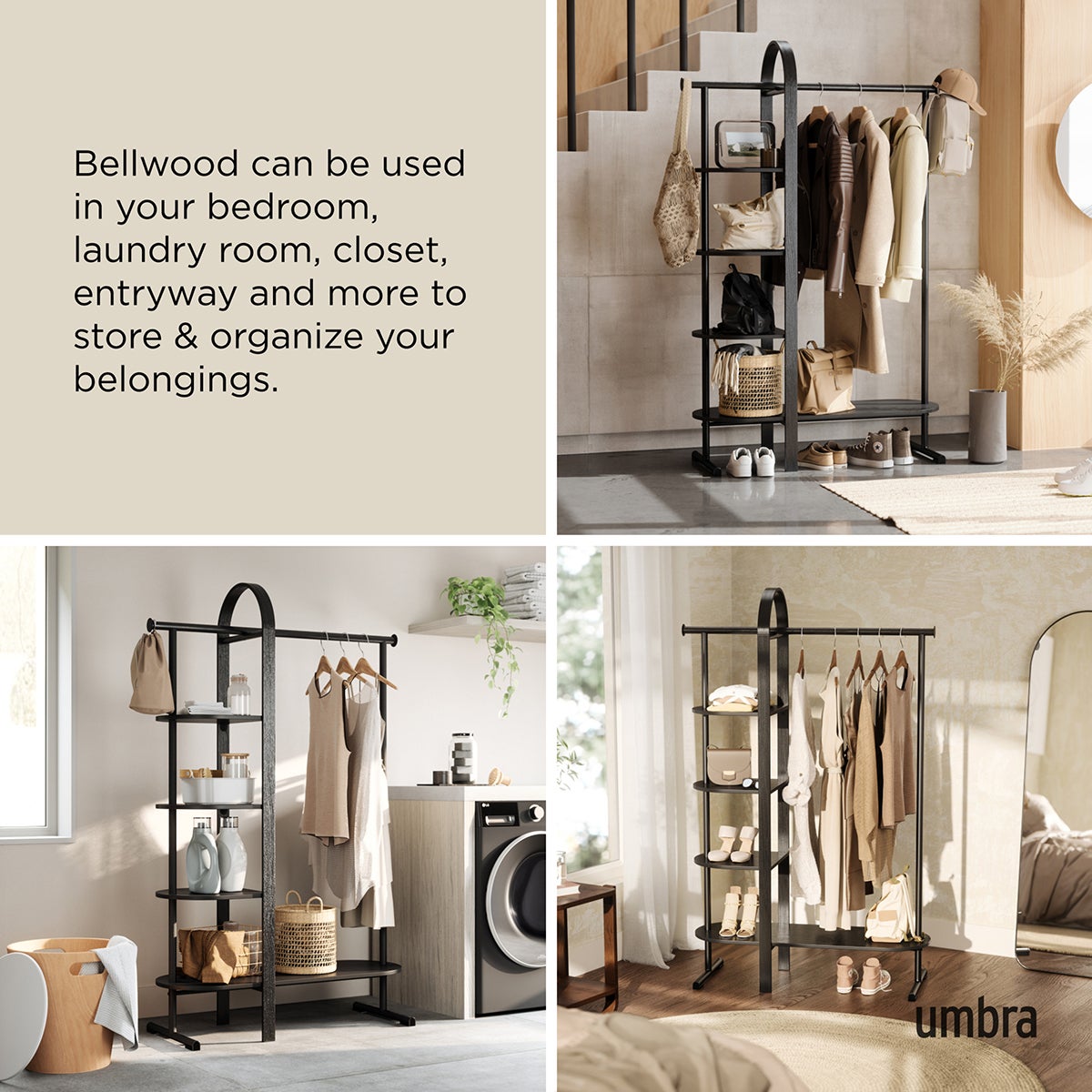 Umbra Bellwood Garment Rack | The Container Store