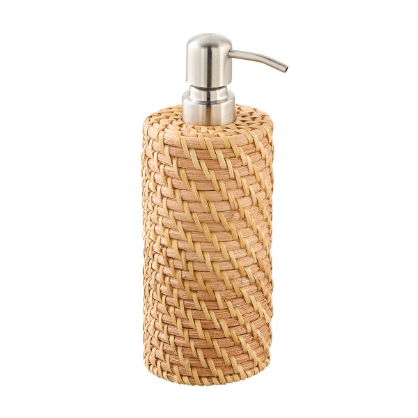 The Container Store Ori Rattan Soap Dispenser