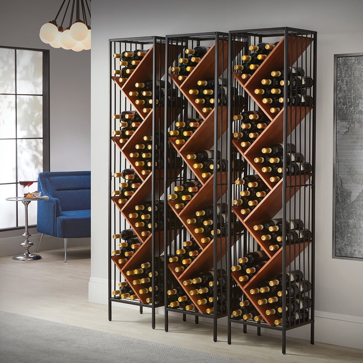 Wine Enthusiast Anjou Modular Wine Rack - Thumbnail 3