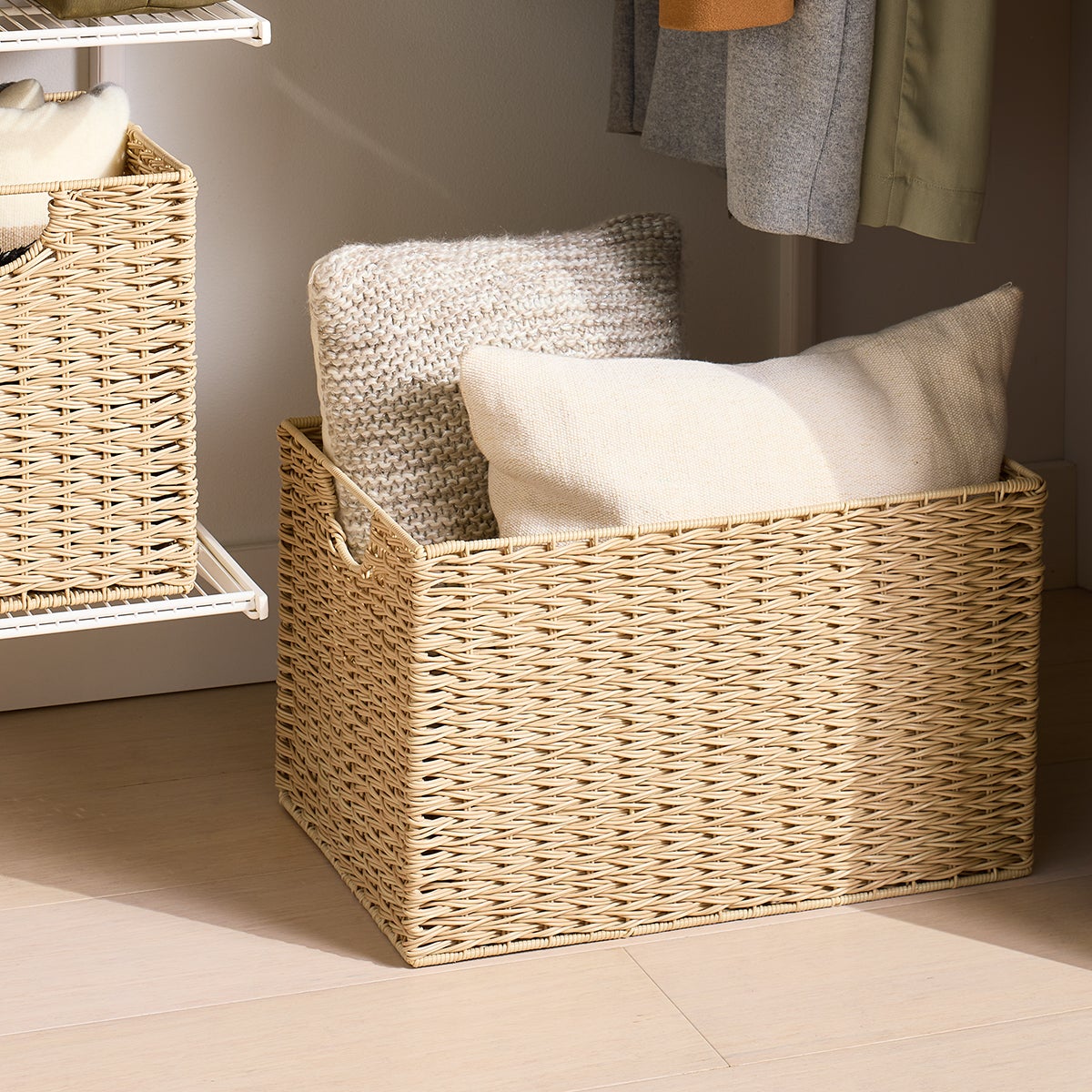 The Container Store Foster Storage Bin with Handles