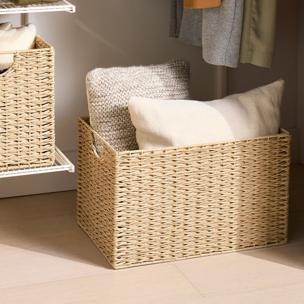 The Container Store Foster Storage Bin with Handles