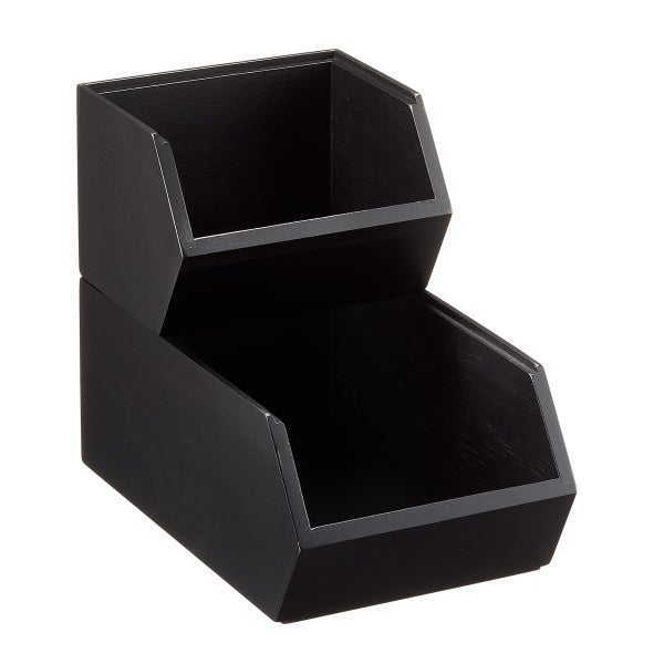 The Container Store Kyoto Bamboo Stacking Bin