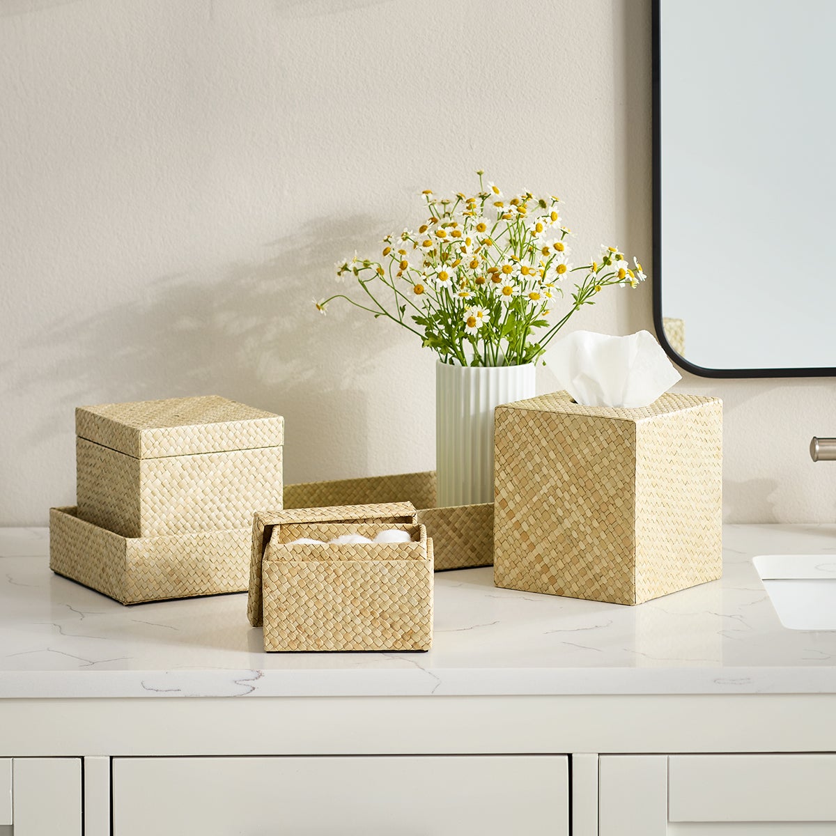 The Container Store Arlo Pandan Box with Lid