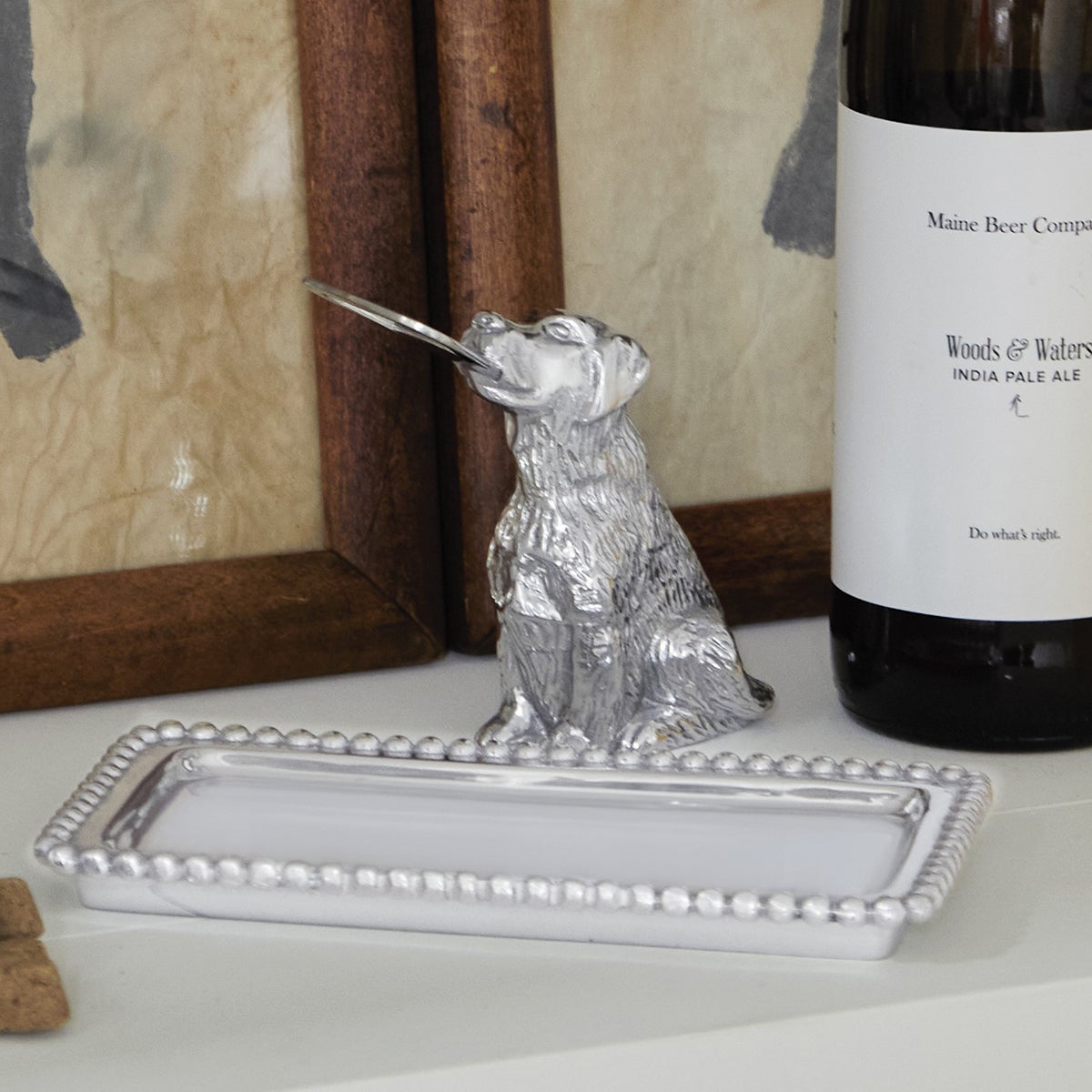 Mariposa Sitting Lab Bottle Opener - Thumbnail 3