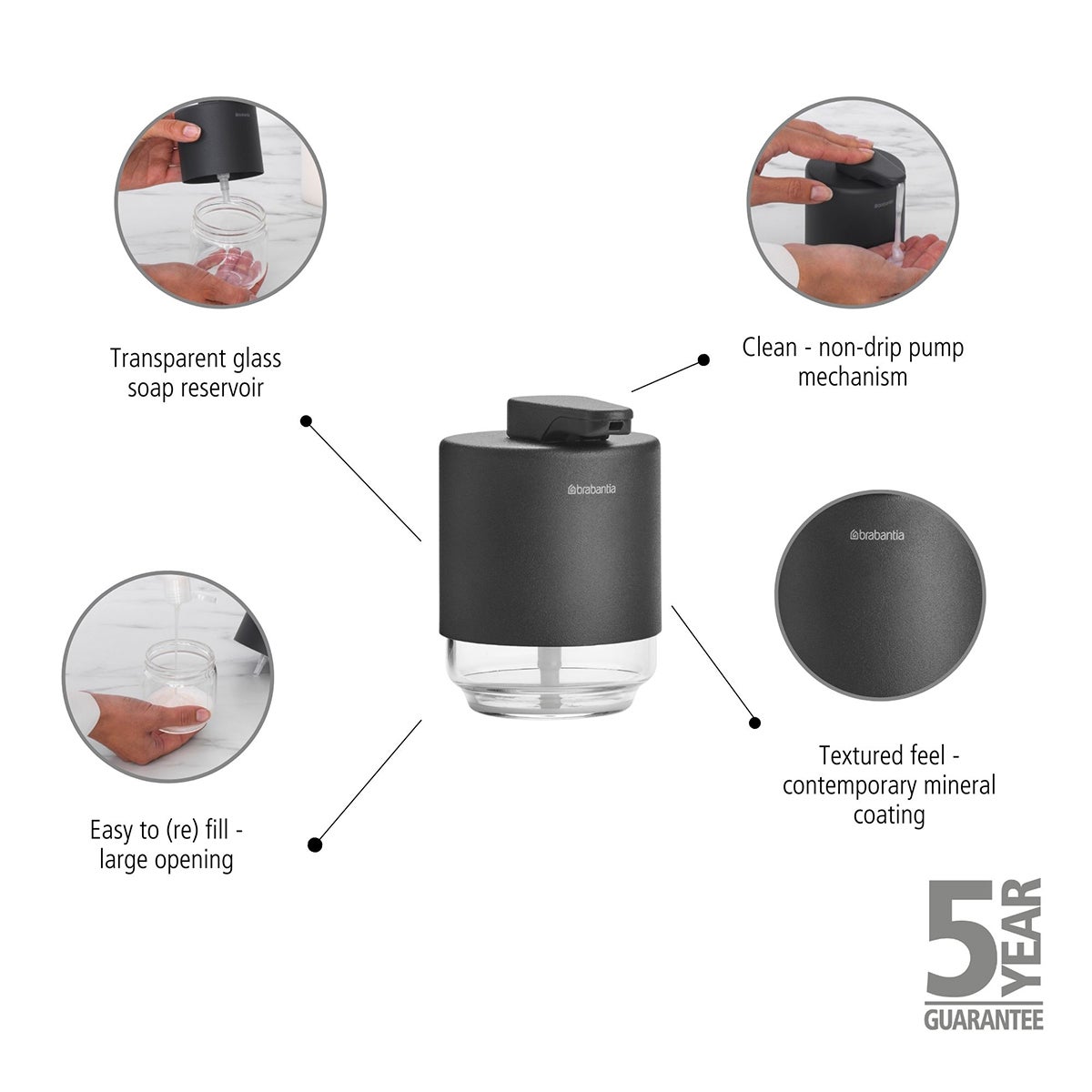 Brabantia MindSet Soap Dispenser