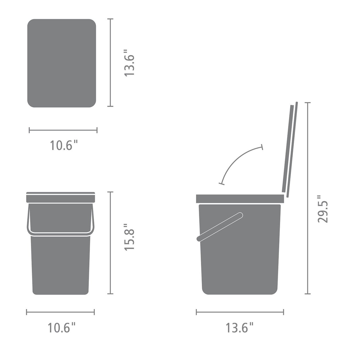 Brabantia Sort & Go Recycling Bins