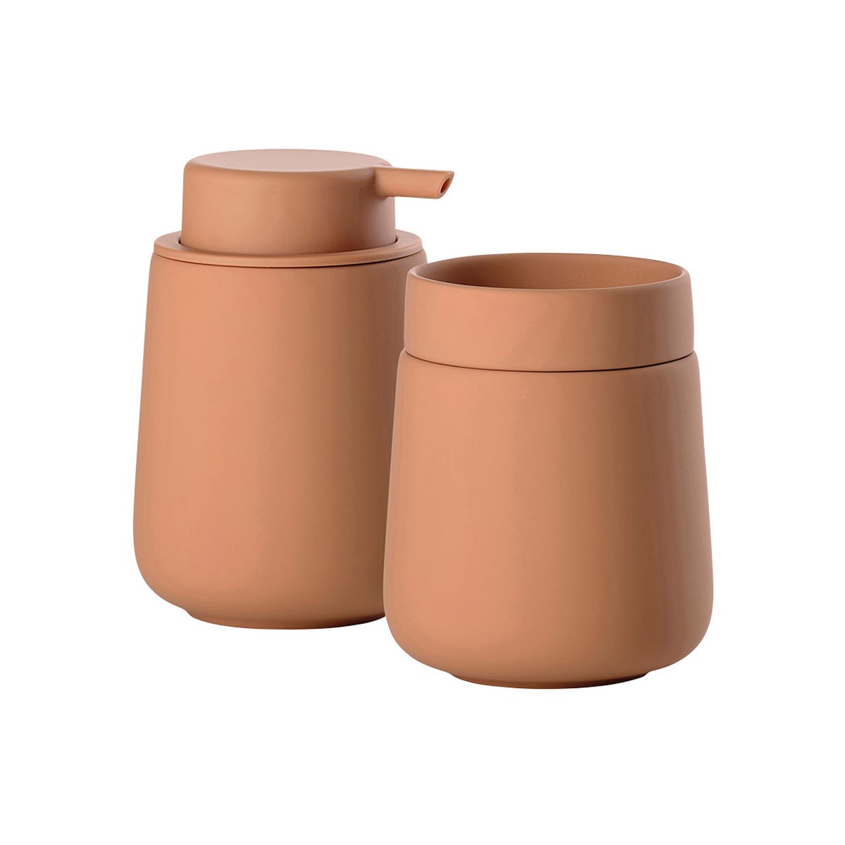 Zone Denmark Nova One Soap Dispenser & Jar Set | The Container Store