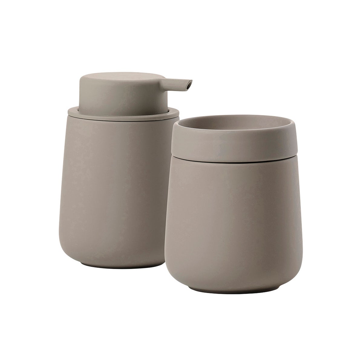 Zone Denmark Nova One Soap Dispenser & Jar Set | The Container Store
