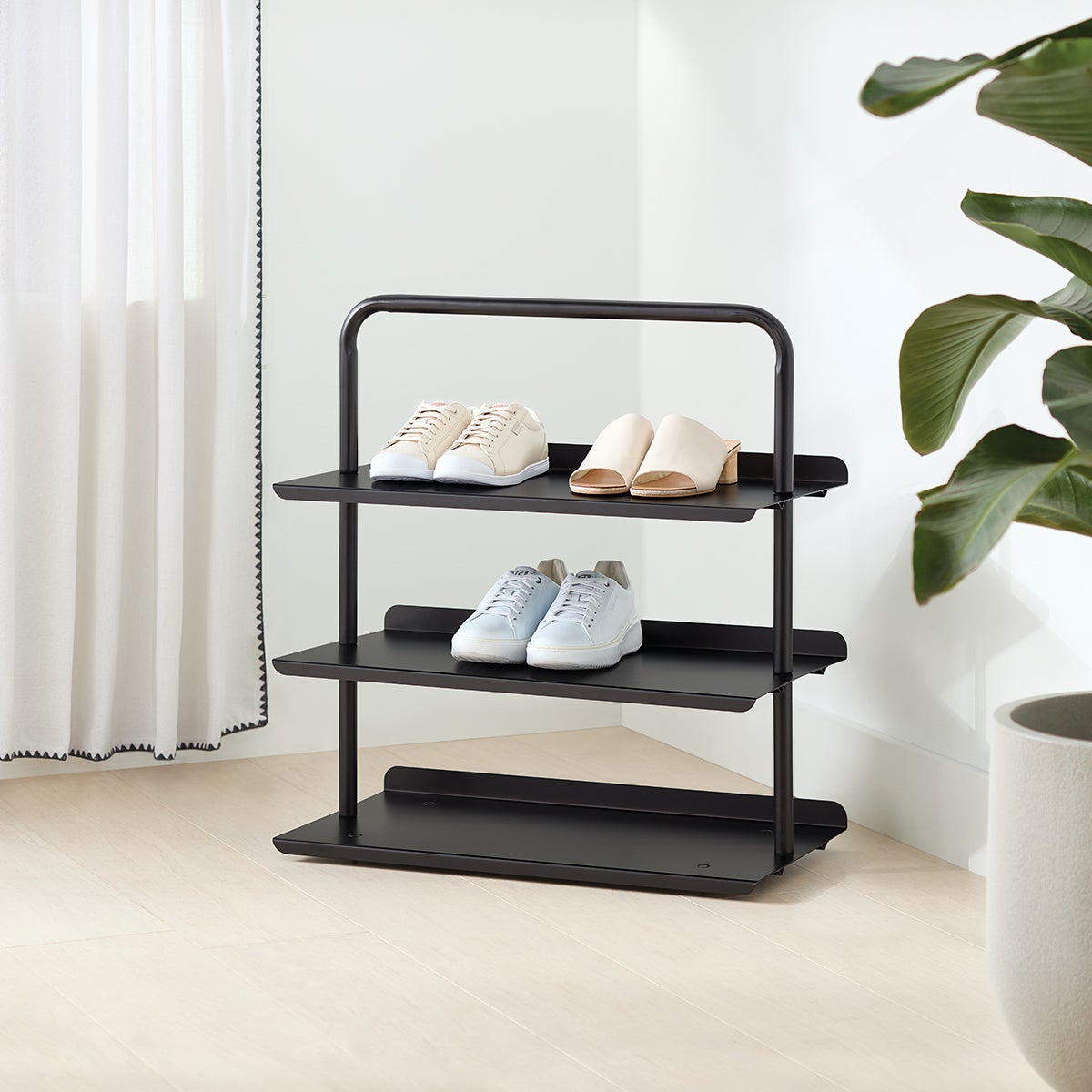 The Container Store Tiered Metal Rack The Container Store