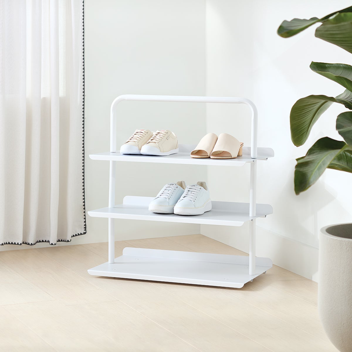 The Container Store Tiered Metal Rack