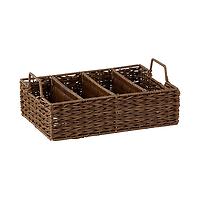 The Container Store Foster Utensil Caddy Brown