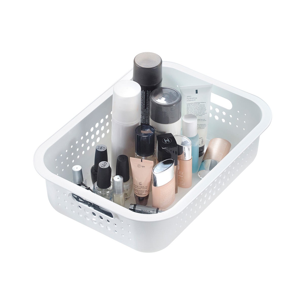 White Nordic Storage Baskets with Handles