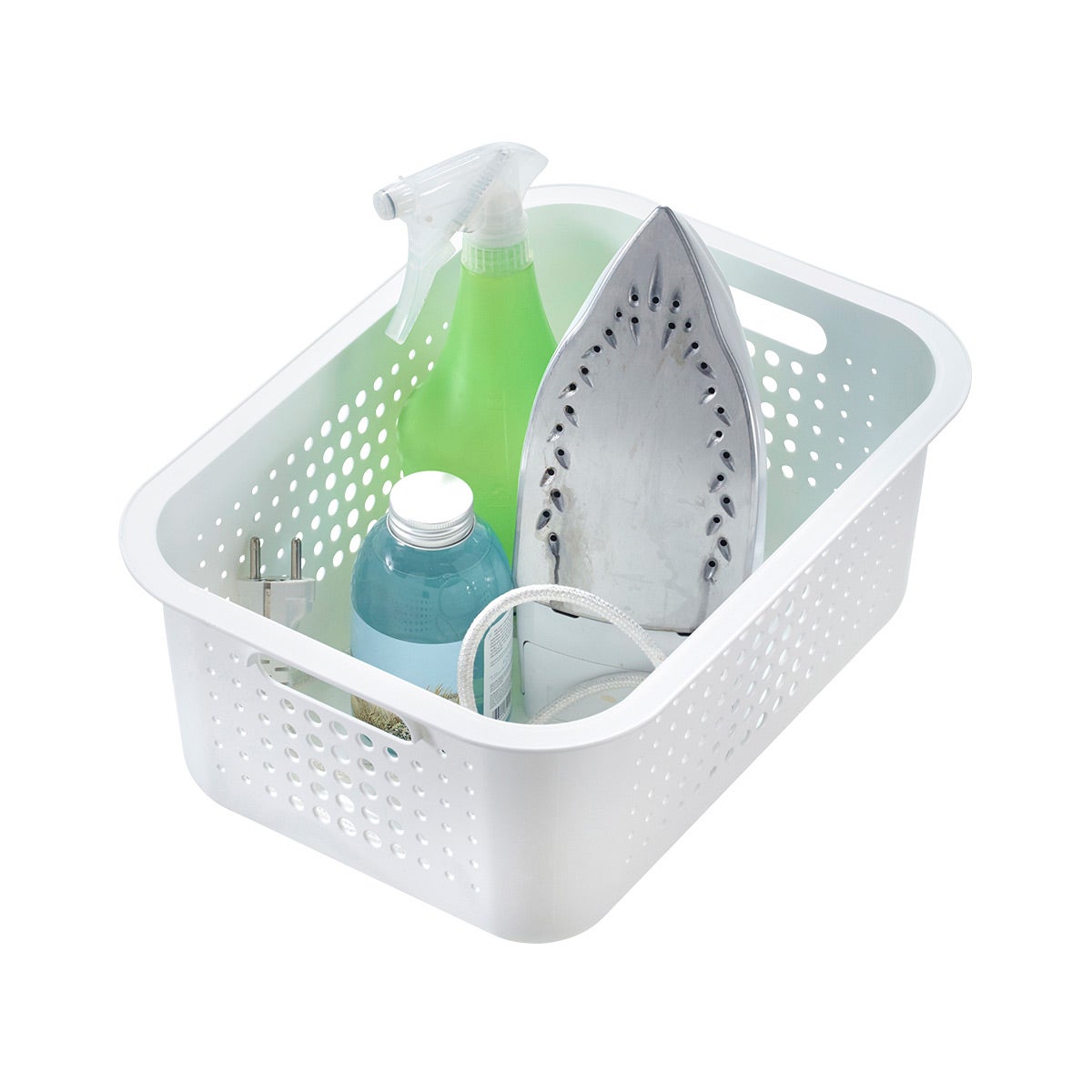 White Nordic Storage Baskets with Handles