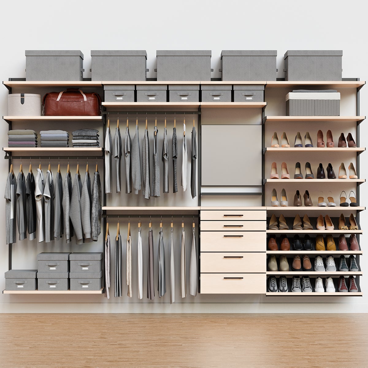 Decor Plus by Elfa 11' Closet | The Container Store