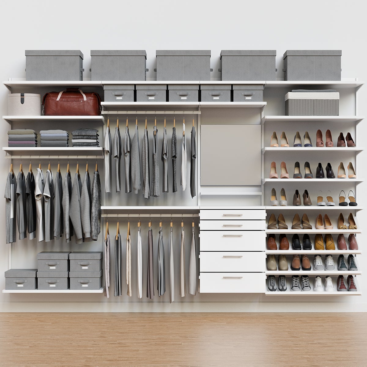 Decor Plus by Elfa 11' Closet | The Container Store