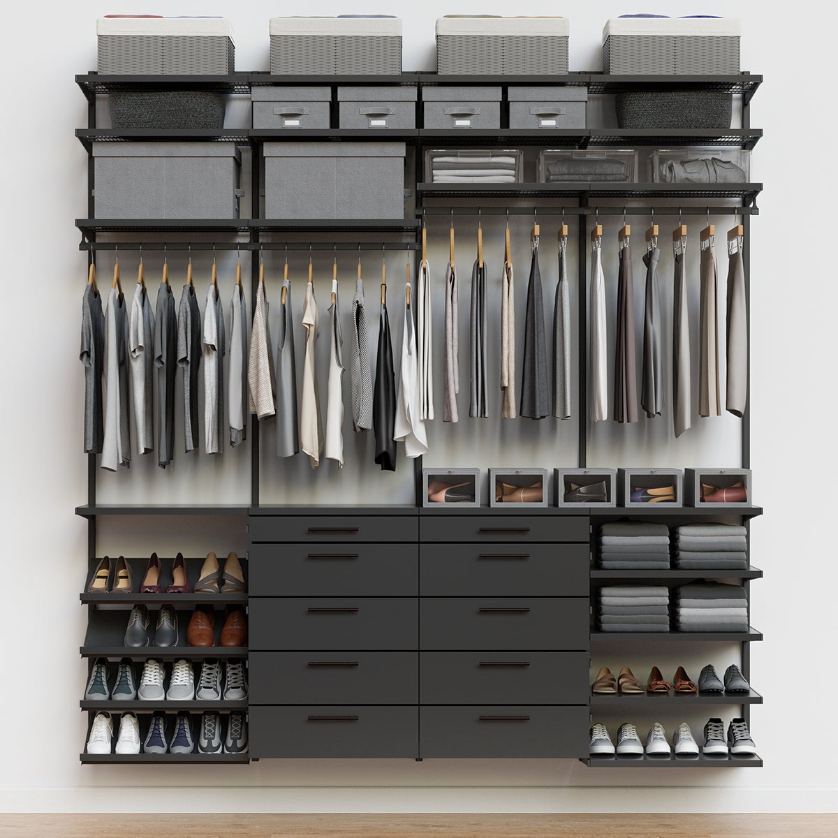 Decor Plus by Elfa 8' Reach-In Closet | The Container Store