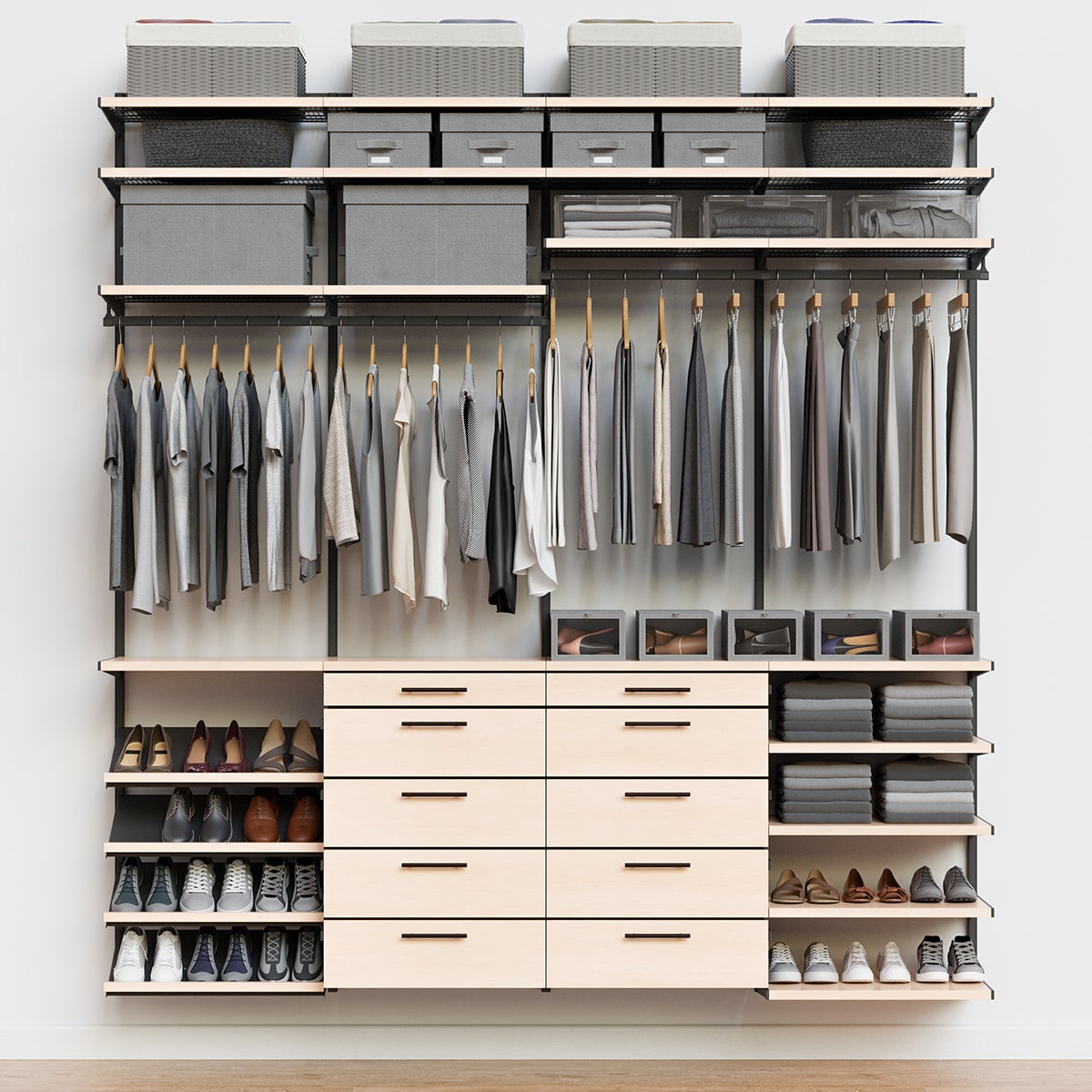 Decor Plus by Elfa 8' Reach-In Closet | The Container Store