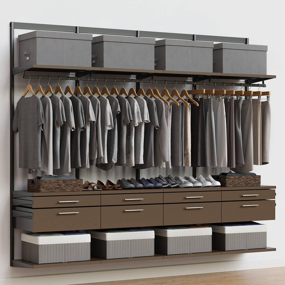 Decor Plus by Elfa 8' Closet | The Container Store