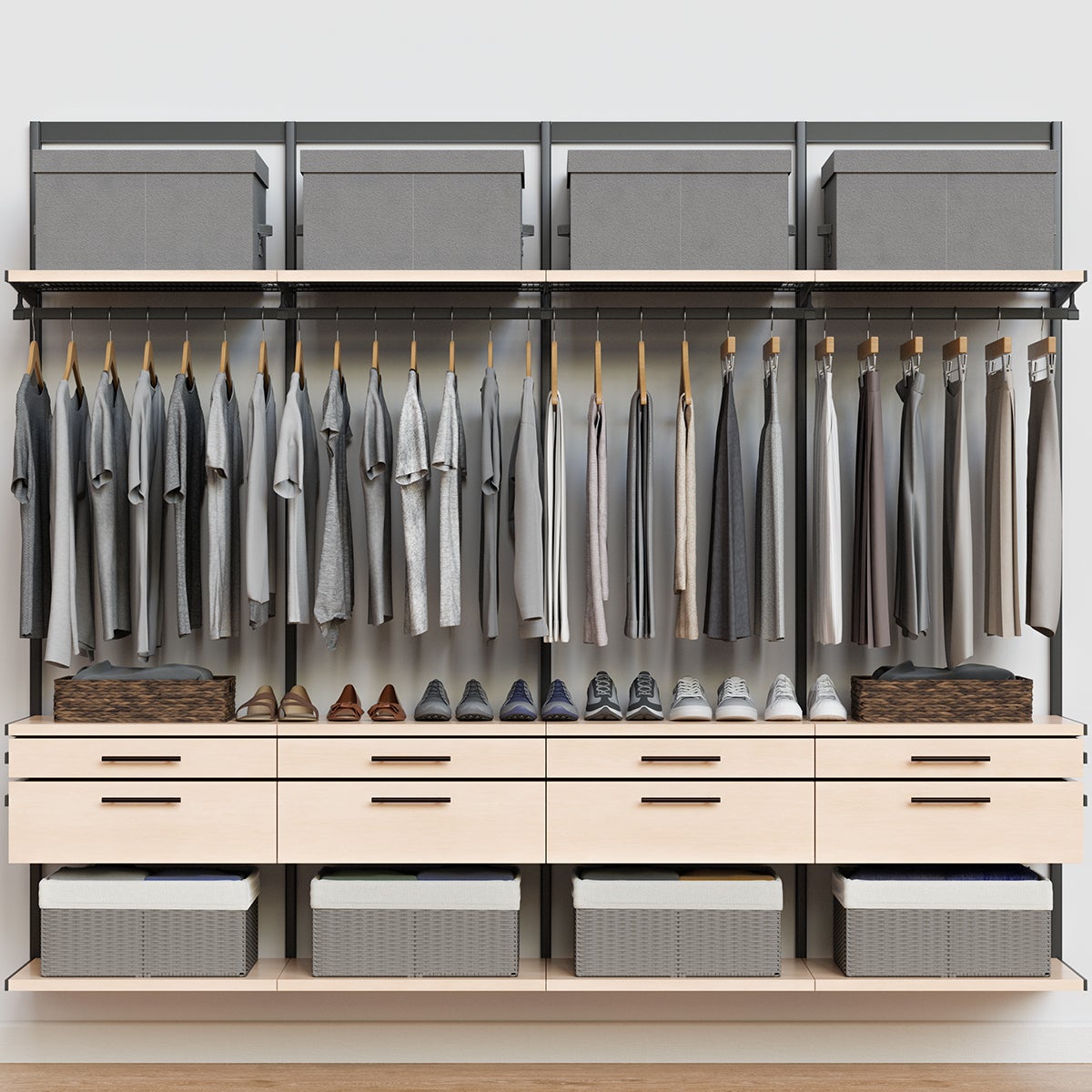 Decor Plus by Elfa 8' Closet | The Container Store