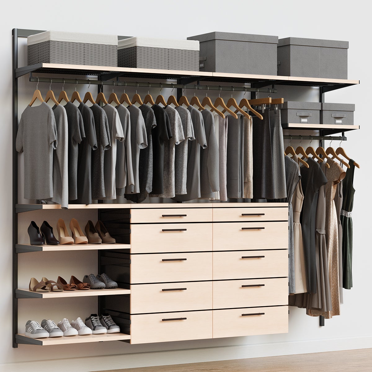Decor Plus by Elfa 8 Closet | The Container Store