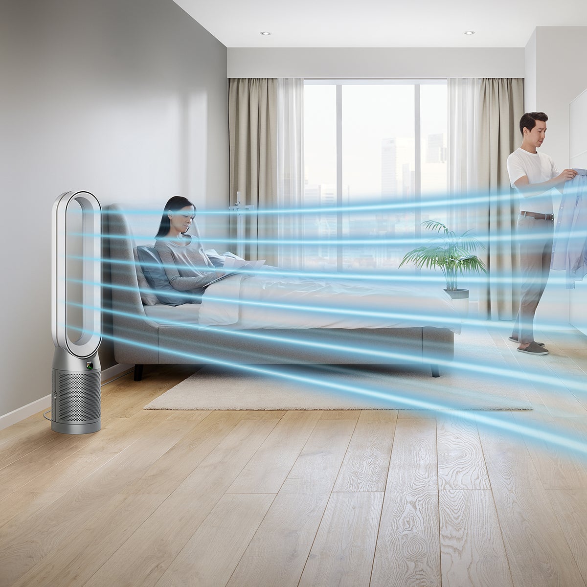 Dyson TP07 Pure Cool Purifying Tower Fan | The Container Store