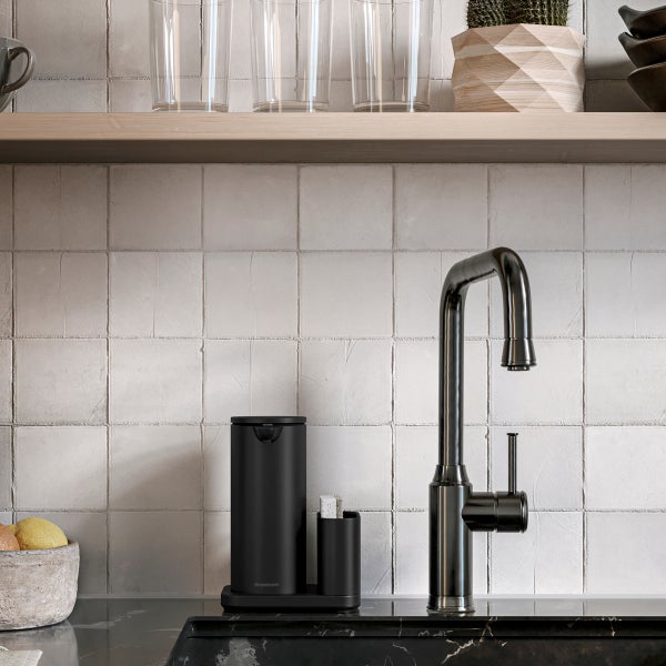 simplehuman 14 oz. Rechargeable Touch-Free Soap Dispenser with Caddy