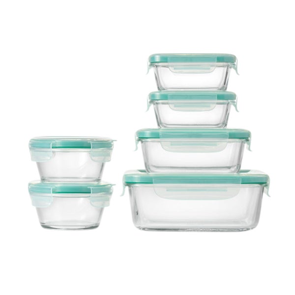 OXO Good Grips Smart Seal Glass Container Set of 12