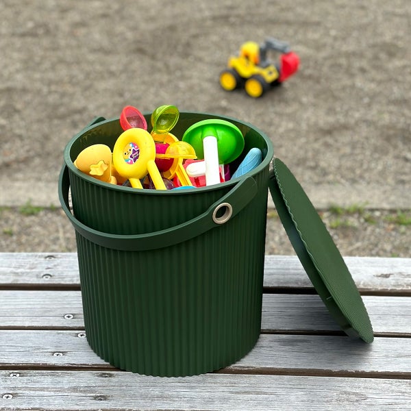 Pattumiera Hachiman Tap Trash S 5L Azzurro - Piccola E Pratica Per Ufficio O Camera - 2