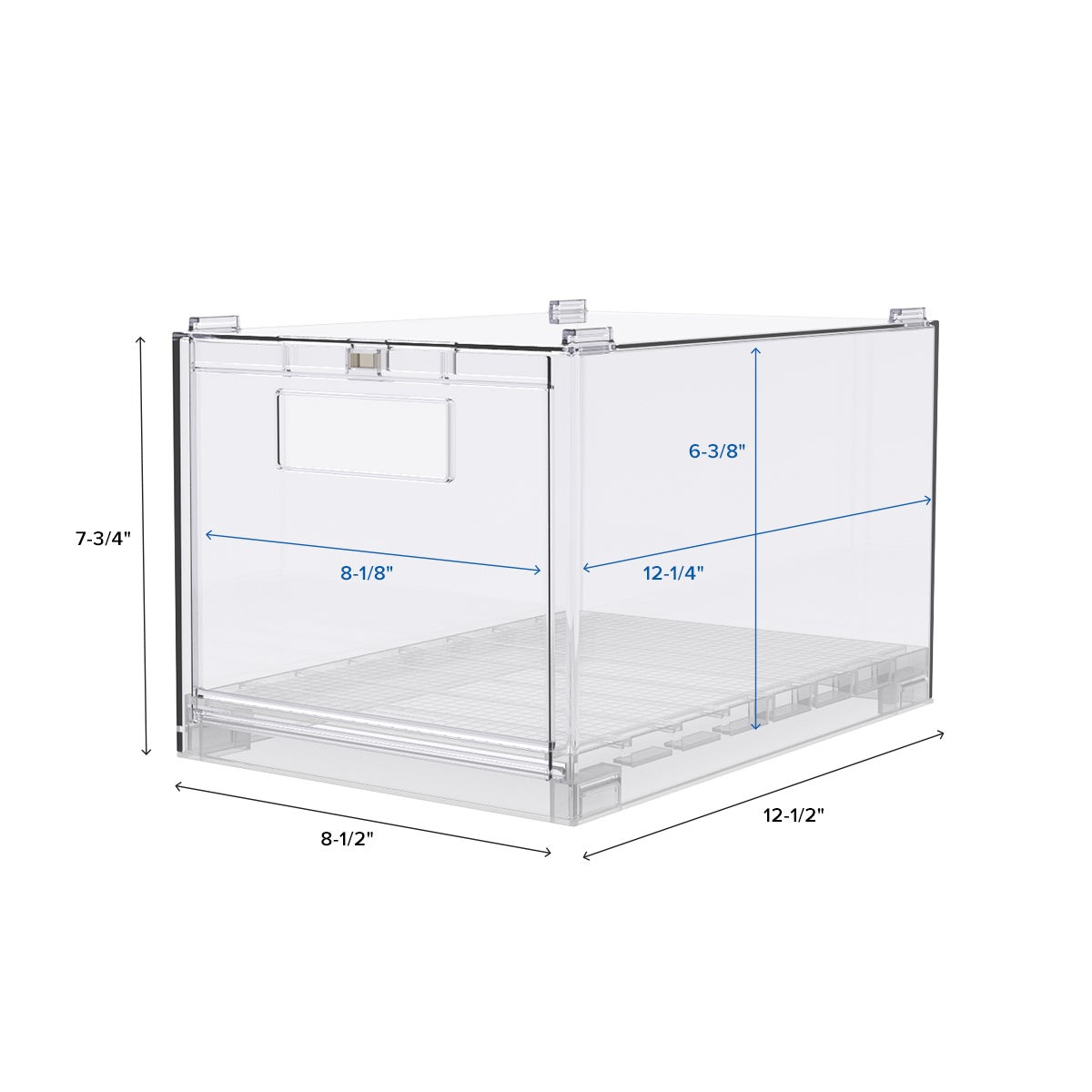 Everything Organizer Drop-Front Shoe Box