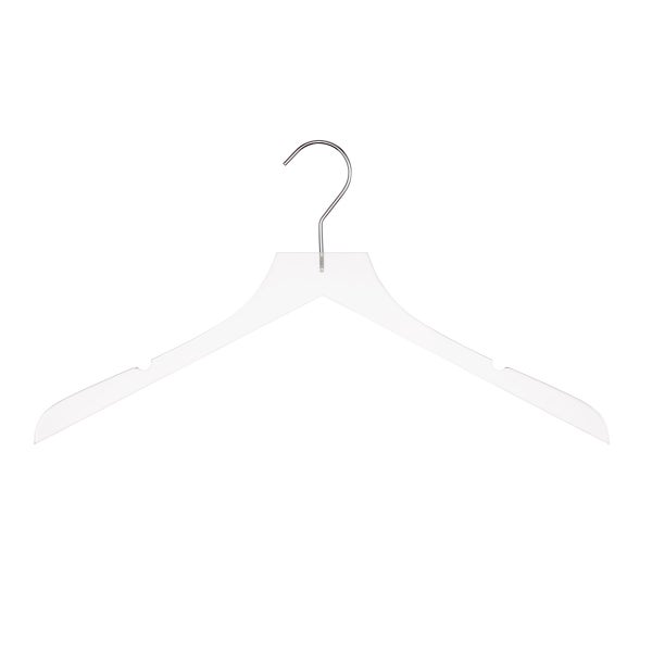 Frosted Acrylic Shirt & Blouse Hangers