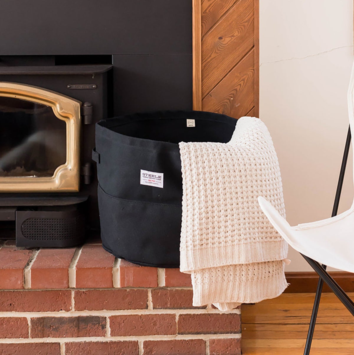 小物 neighborhood CANVAS CONTAINER-S Steele Canvas Canvas Handled Storage Bin | The Container Store