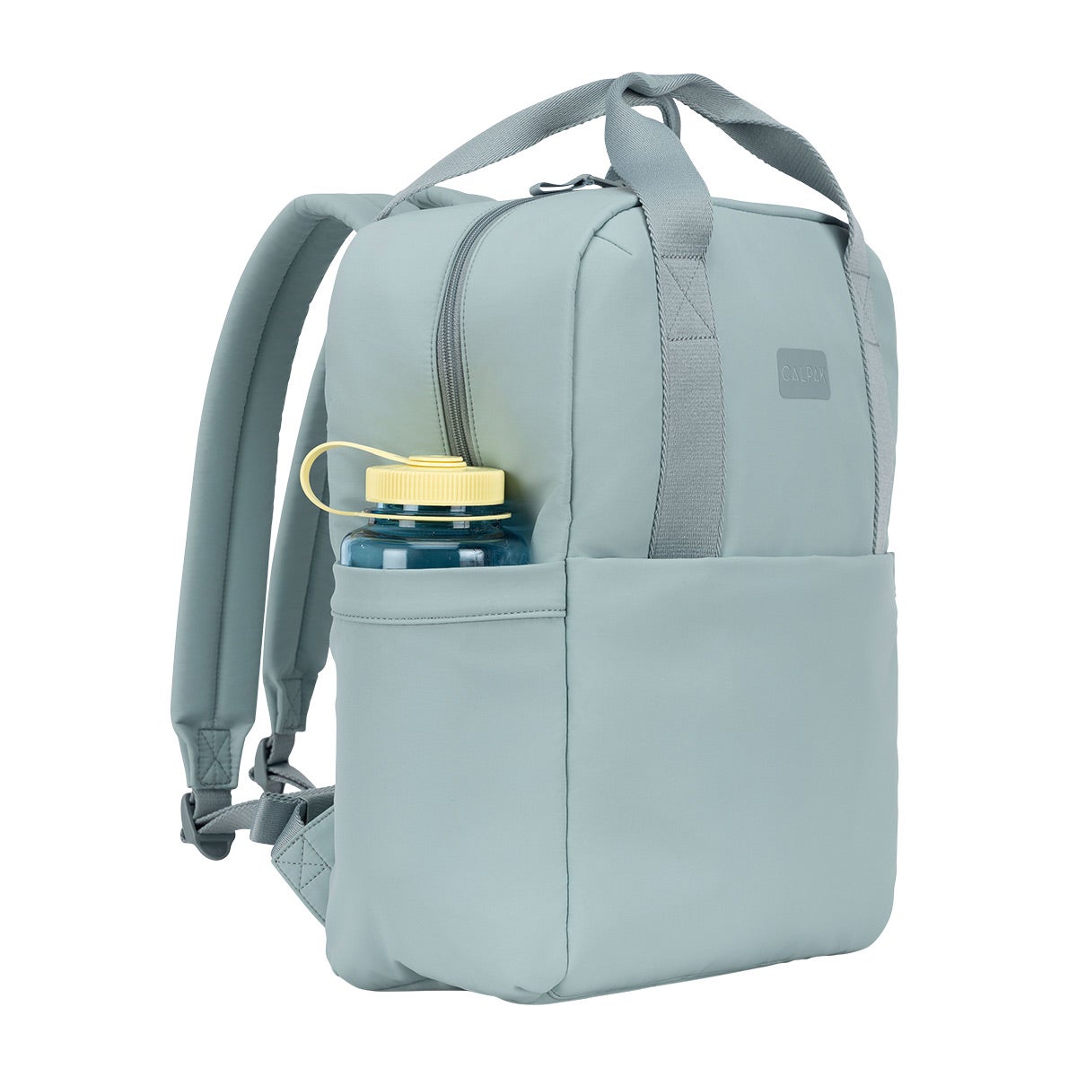 Calpak Mint Green Braided-Trim Backpack All in motion 14L Faux Neoprene Backpack - Mint – REBEL main image 2