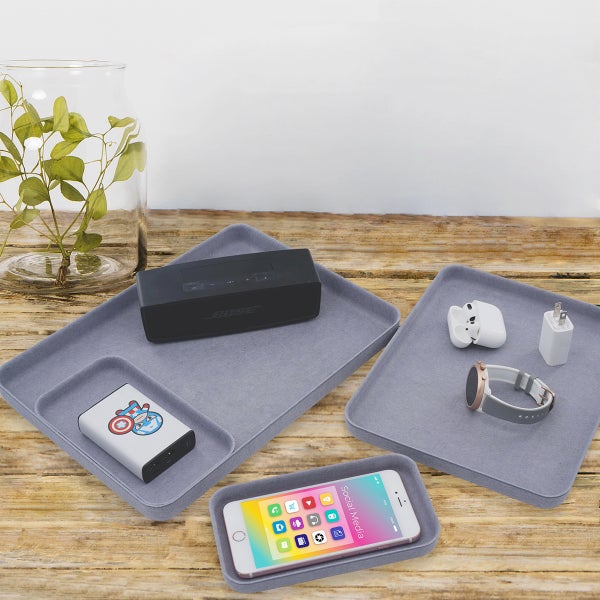 Welaxy 4-Piece Catchall Felt Tray Set