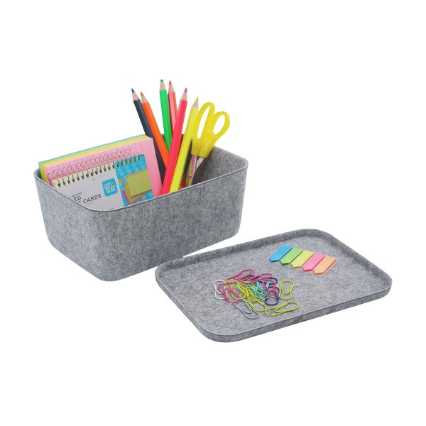 Welaxy Felt Lidded Storage Container