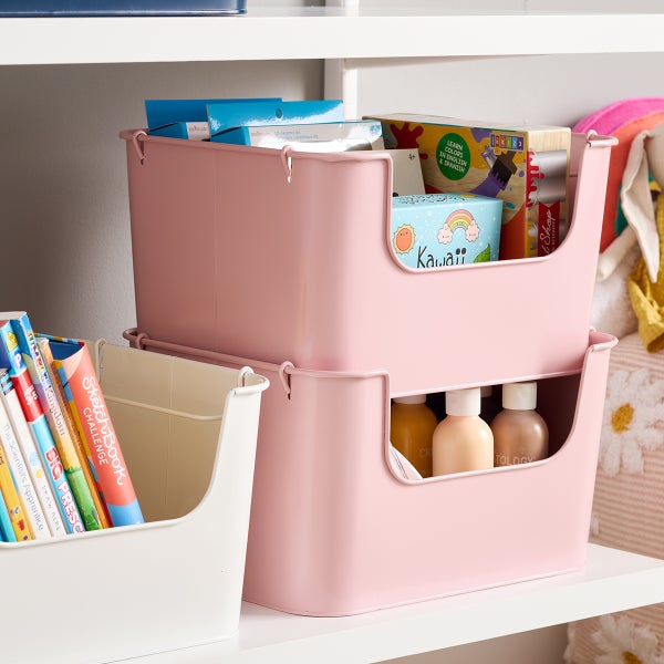 The Container Store Metal Stackable Bin
