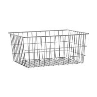 The Container Store Large Wire Basket Grey