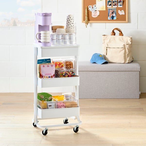 The Container Store 3-Tier Rolling Cart