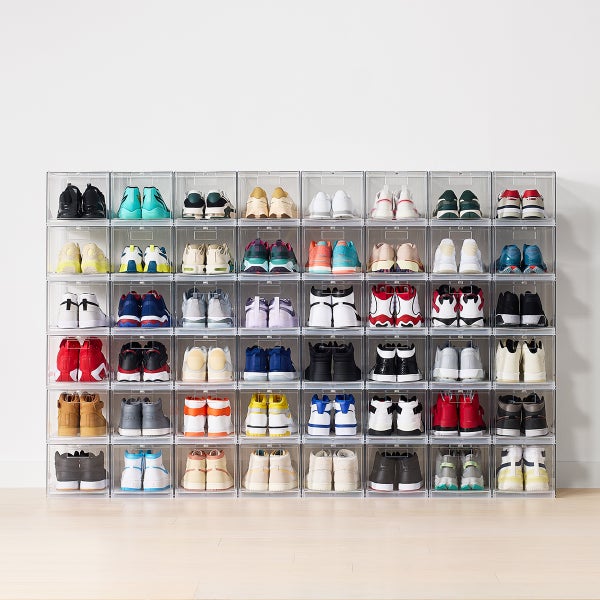 Everything Organizer Drop-Front Shoe Box Wall
