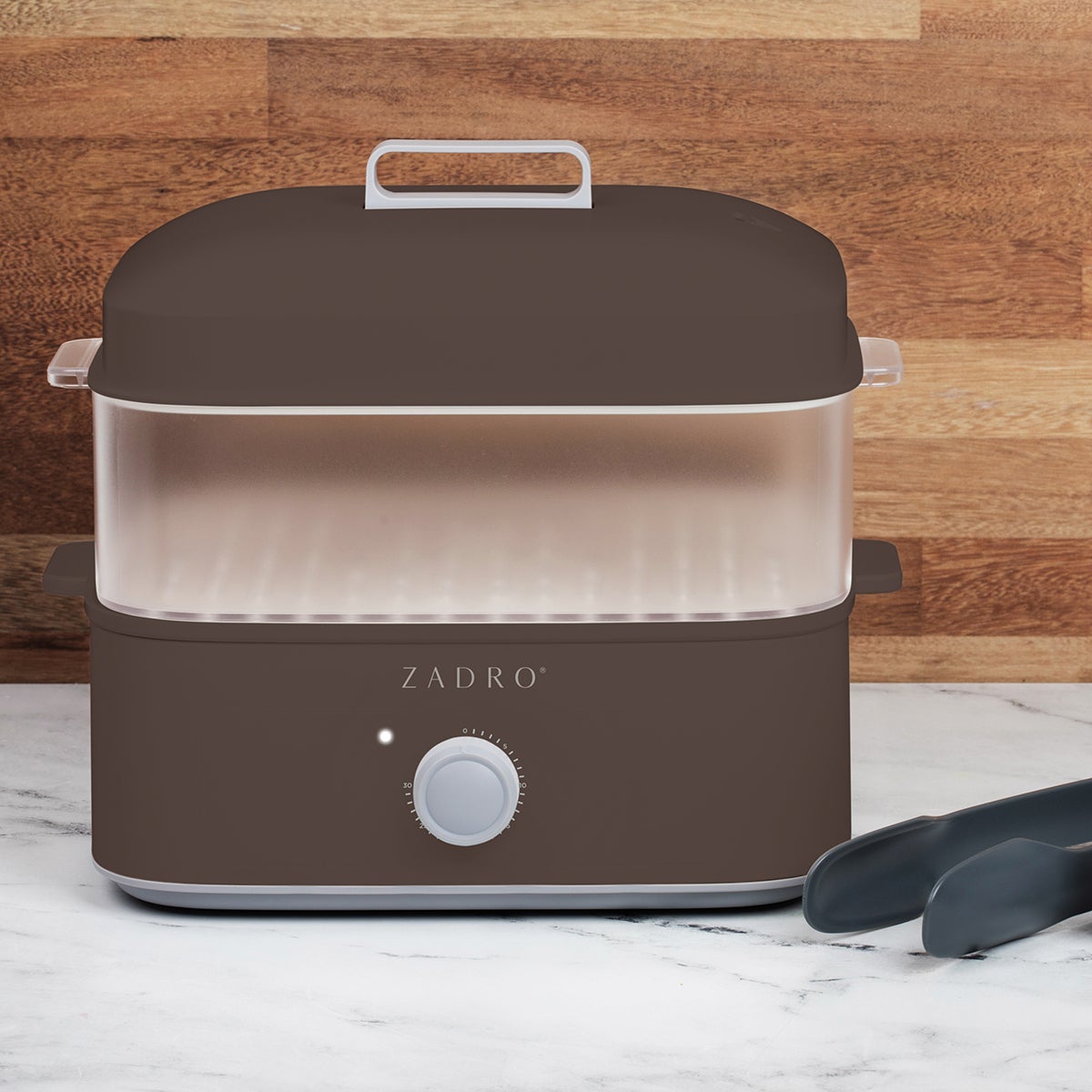 Zadro Countertop Towel Steamer with Tongs | The Container Store