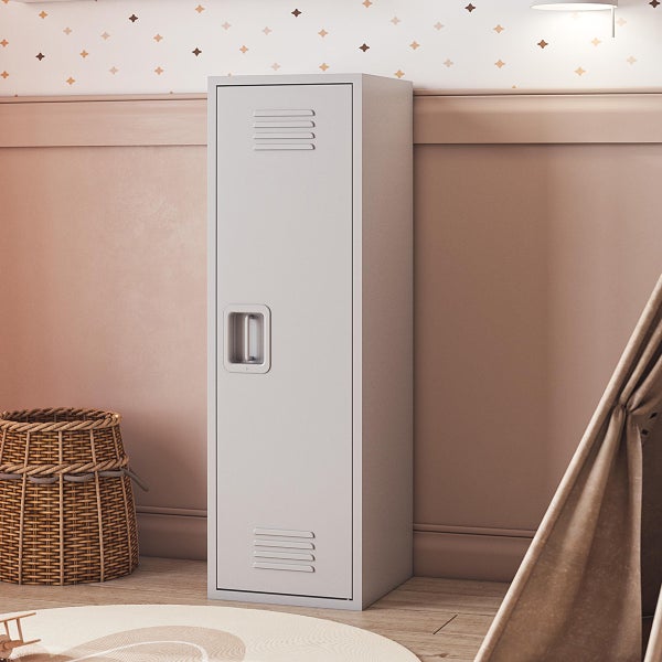 Novogratz Casey Kids Tall Metal Storage Locker