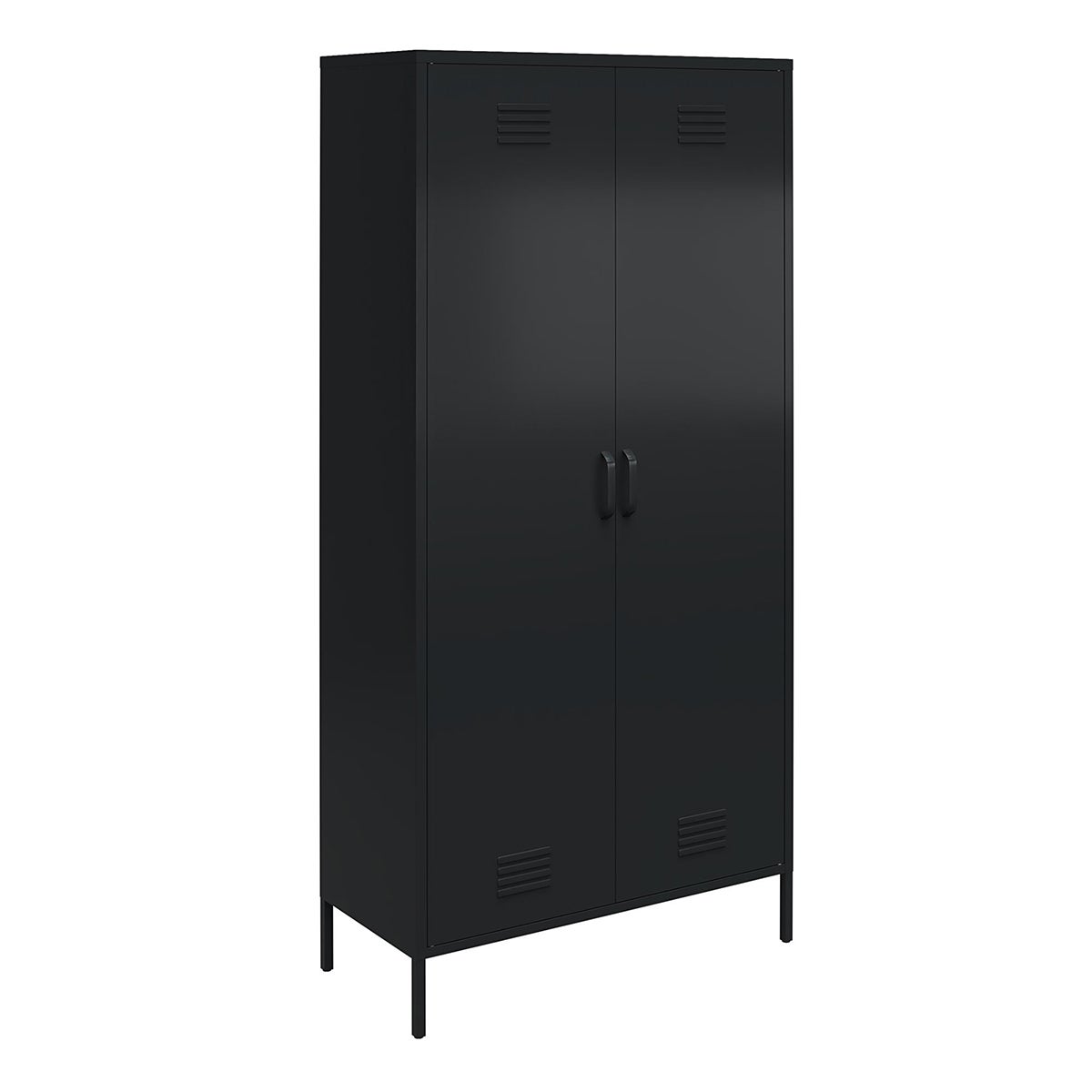Novogratz Mission District Tall 2-Door Metal Locker Cabinet | The