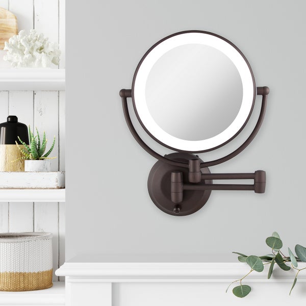 Zadro 1X/10X LED Wall Mounted Mirror