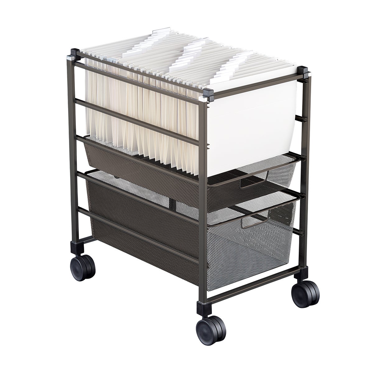 Elfa Letter Size File Cart