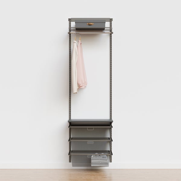 Elfa Classic 2' Closet Kit with Drawers