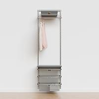 Elfa Classic 2' Closet Kit with Drawers | The Container Store