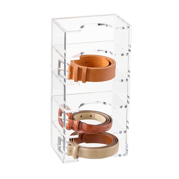 Luxe Acrylic Belt Storage