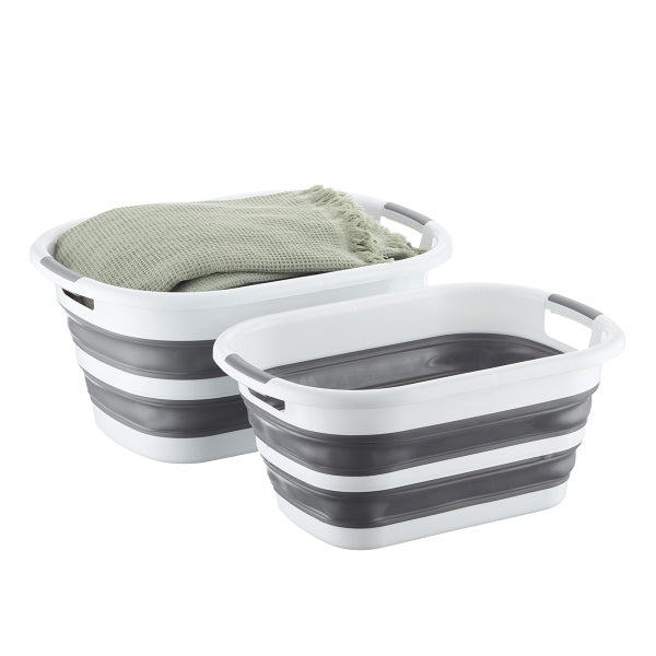 The Container Store Collapsible Laundry Basket