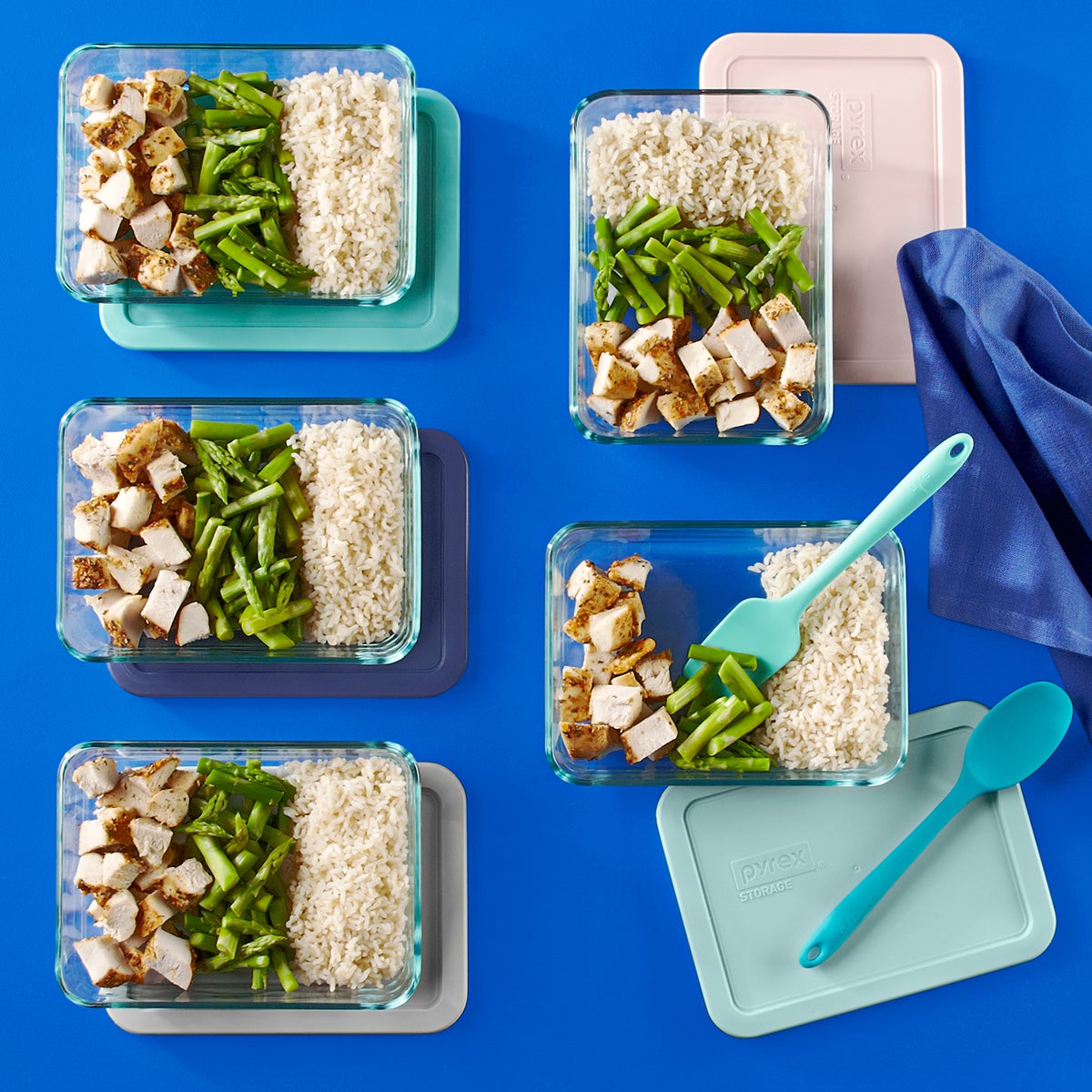 Pyrex Simply Store Glass Food Storage Meal Plan Set